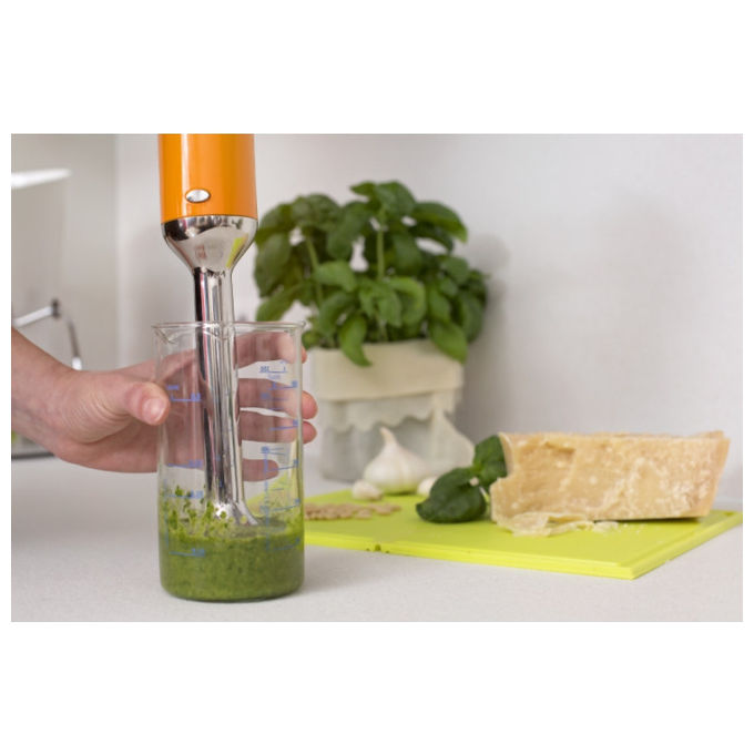Viceversa frullatore ad immersione Tix rosso 600W 5 velocita' tritaghiaccio acciaio inox