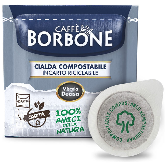 Caffe borbone cialde caffe miscela decisa compatibili nespresso 120 pezzi 864g
