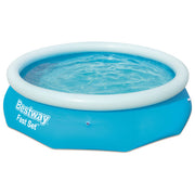 Bestway piscina gonfiabile fast set 57266 rotonda 305x76 cm 3638 l fuori terra