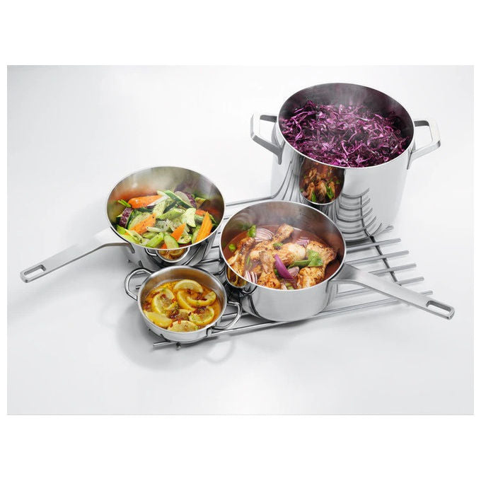 Electrolux piano cottura gas 4 fuochi crosscook 60 cm acciaio inox rgg6242lox