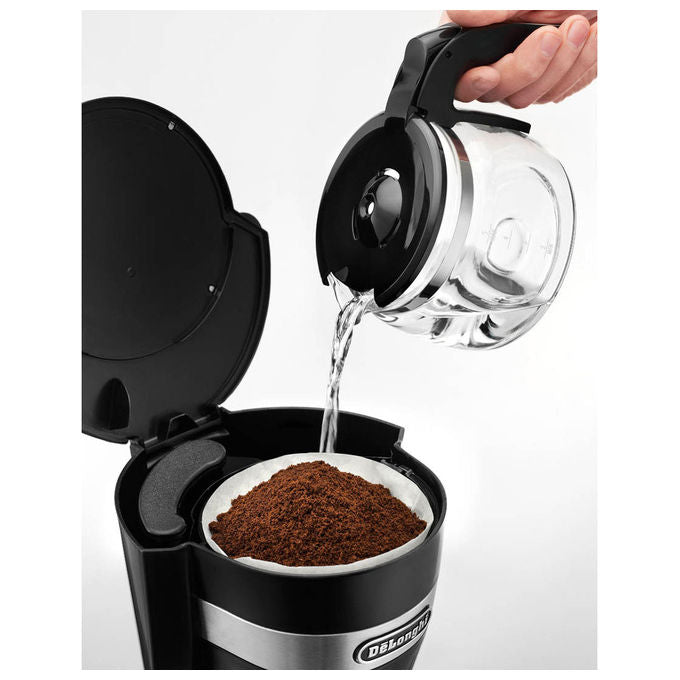 De longhi icm 14011 macchina caffe' americano 5 tazze 065l filtro permanente nero