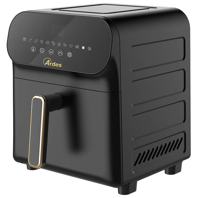 Ardes friggitrice ad aria Eldorada 6 litri 1700w display touch 12 programmi nero