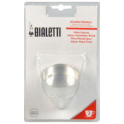 Bialetti imbuto ricambio metallo argento per moka 3 tazze non per induction