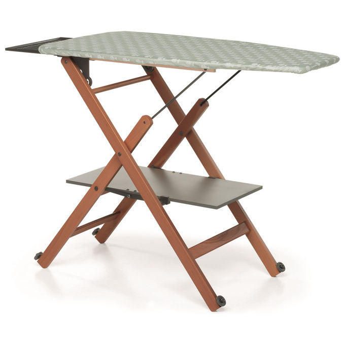 Foppapedretti 310806 Assai Evo Asse da stiro pieghevole in legno regolabile 3 altezze 102x49 cm colore Noce
