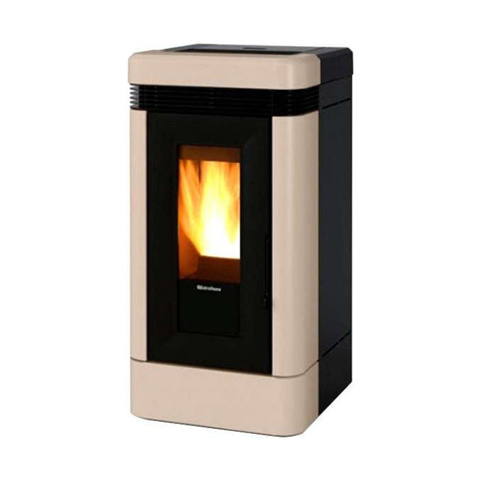 LA NORDICA Extraflame Stufa a pellet canalizzata Lucia Plus 12 kW tortora maiolica ventilata