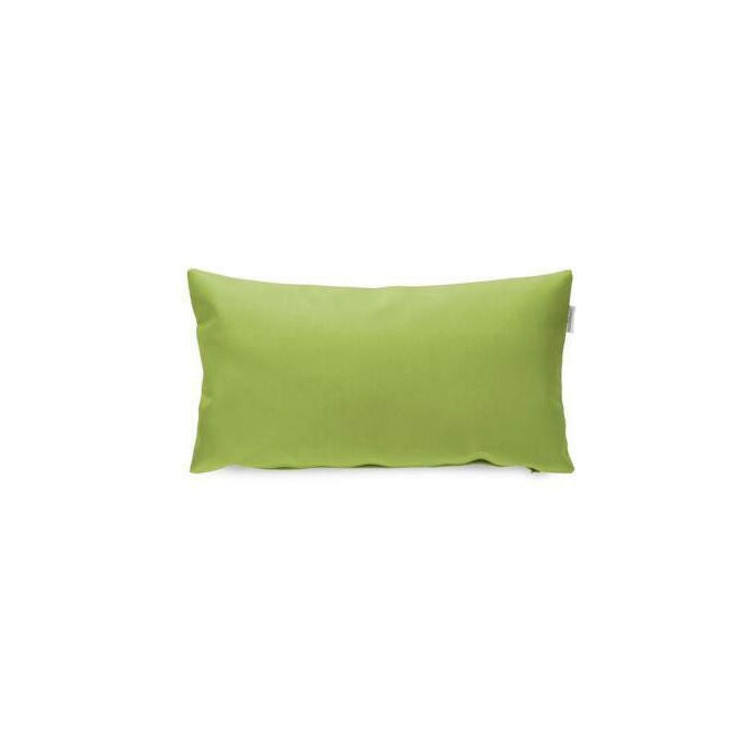 Olibo cuscino divano ergonomico sagomato verde 44 sfoderabile 40x40x10cm