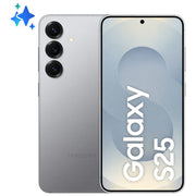 Samsung Galaxy S25 smartphone 12gb 128gb 6.2 pollici dual sim argento android 15