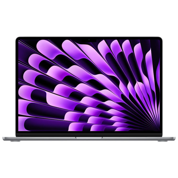 Apple macbook air 15.3 m3 16gb ram 512gb ssd grigio siderale notebook portatile