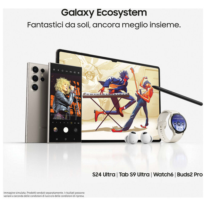 Samsung SM-S921BZKGEUE Galaxy S24 Smartphone 5G 6.2'' Dynamic AMOLED 2X 8GB 256GB Dual SIM IP68 colore Nero