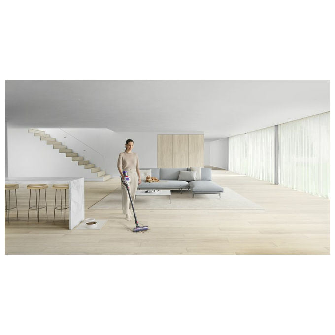 Dyson v8 advanced aspirapolvere senza filo 2in1 nichel argento 425w 40min autonomia