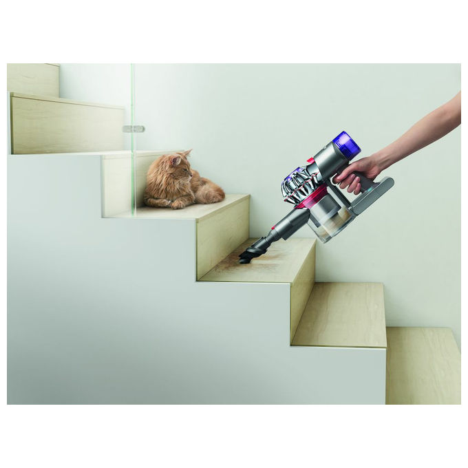 Dyson v8 advanced aspirapolvere senza filo 2in1 nichel argento 425w 40min autonomia