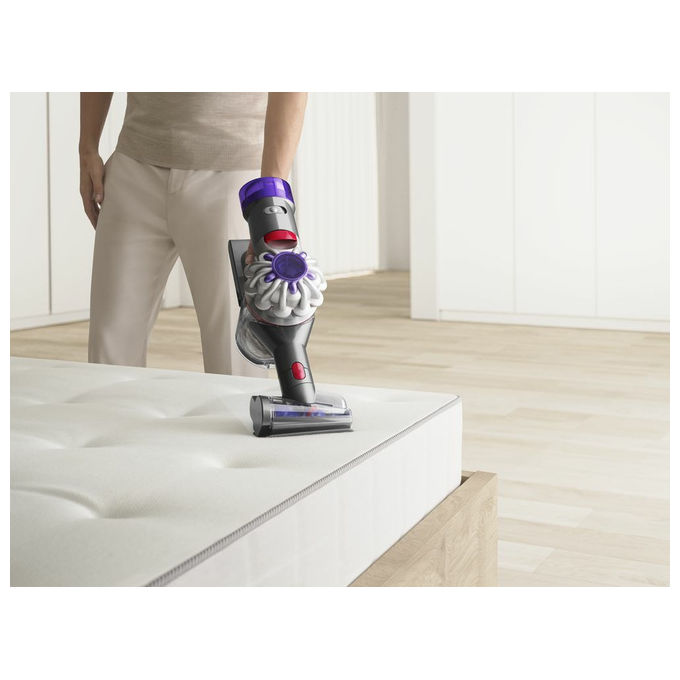 Dyson v8 advanced aspirapolvere senza filo 2in1 nichel argento 425w 40min autonomia