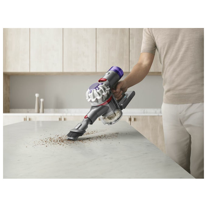 Dyson v8 advanced aspirapolvere senza filo 2in1 nichel argento 425w 40min autonomia