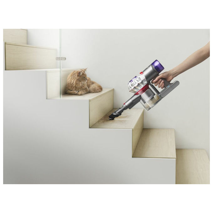 Dyson v8 advanced aspirapolvere senza filo 2in1 nichel argento 425w 40min autonomia