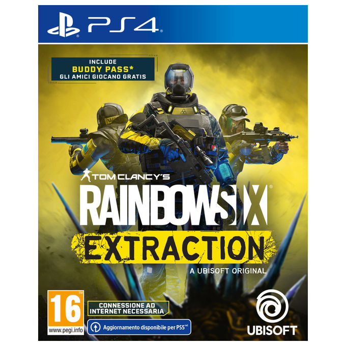 Ubisoft rainbow six extraction videogioco fps cooperativo tattico ps4 standard edition