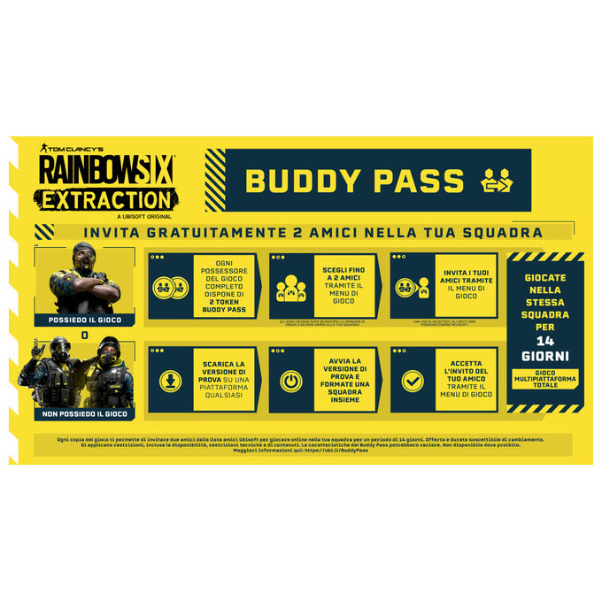 Ubisoft rainbow six extraction videogioco fps cooperativo tattico ps4 standard edition