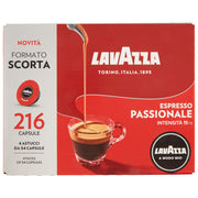 Lavazza a modo mio espresso passionale capsule caffe' tostatura scura intensita' 11 216 pezzi