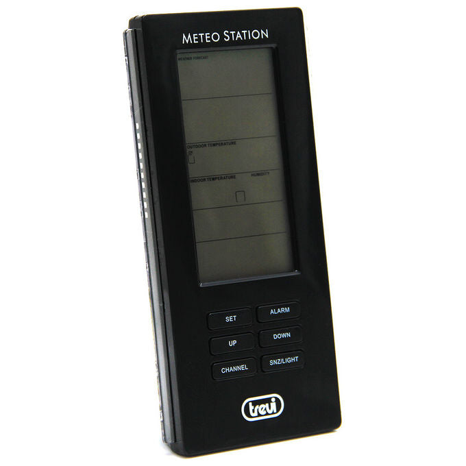 Trevi stazione meteo me 3108 rc nero radiocontrollata con sensore esterno senza fili