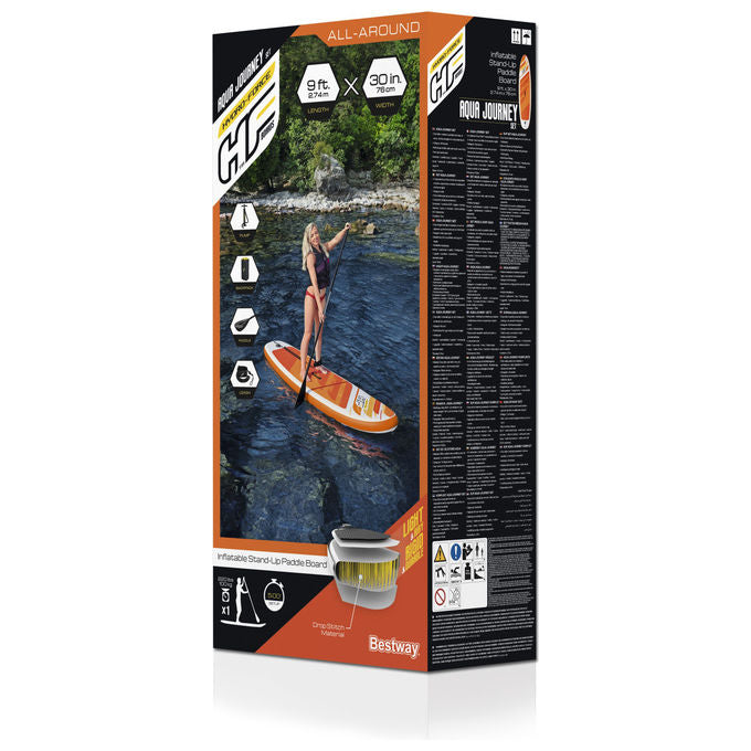 Bestway tavola sup stand up paddle 65349 multicolore 274x76 cm capacita' 100 kg