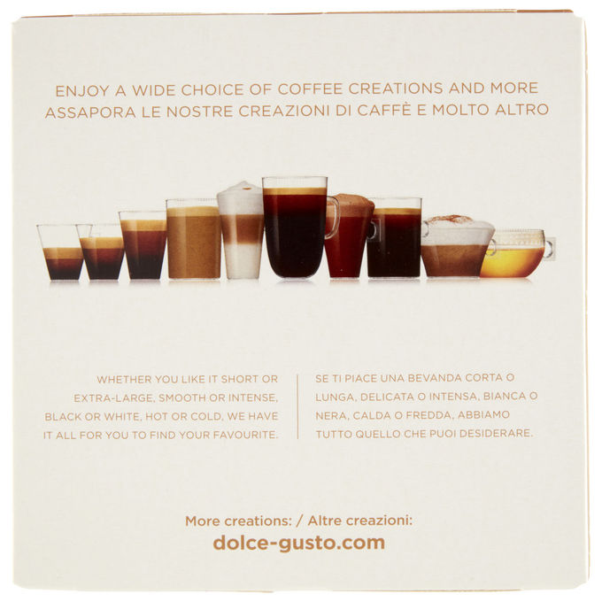 Nescafe dolce gusto cortado espresso macchiato capsule caffe intensita 8 30 pezzi