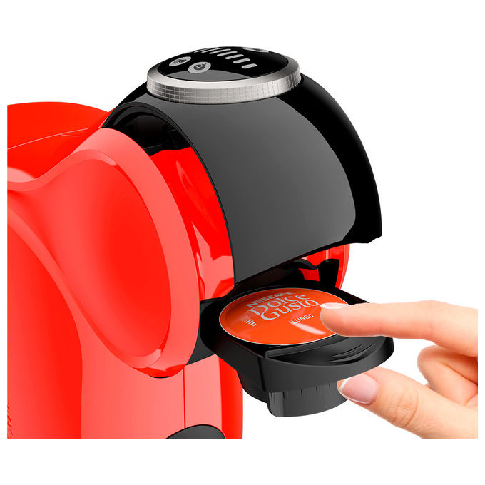 De'Longhi EDG315.R Genio S Plus Macchina da caffe' Dolce Gusto Automatica 0,8 L 15 bar 1460 W colore Rosso