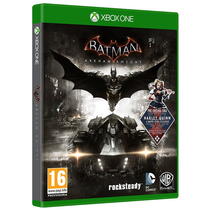 Warner bros batman arkham knight videogioco azione avventura xbox one italiano standard dlc
