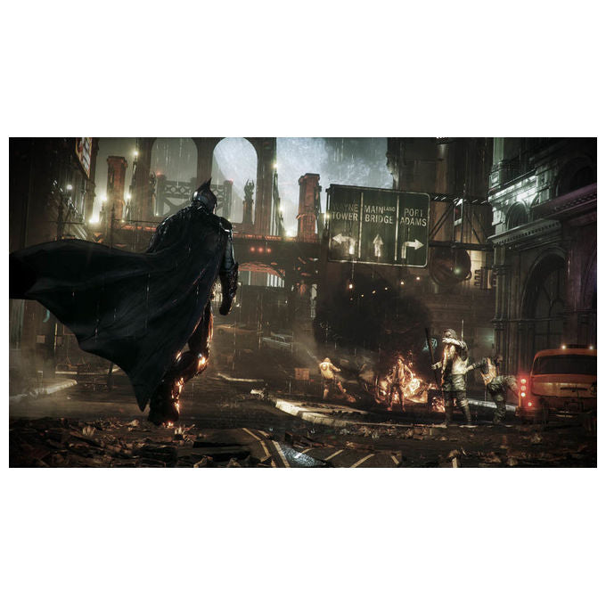 Warner bros batman arkham knight videogioco azione avventura xbox one italiano standard dlc