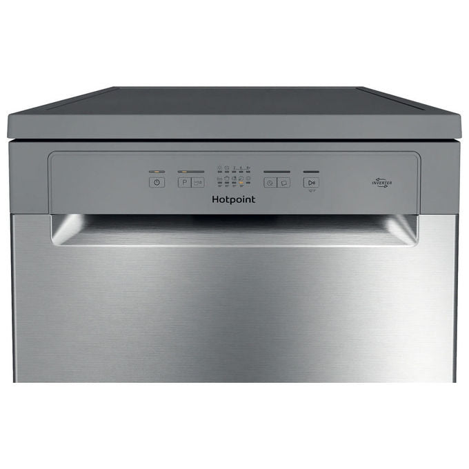 Hotpoint H2F HL626 X Lavastoviglie Libera Installazione 14 coperti Classe E 46 dB Motore Inverter (85x60x59 cm) colore Acciaio Inox