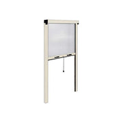 Zanzariera stop inset 120x250 cm bianca rullo per porta con chiusura rallentata