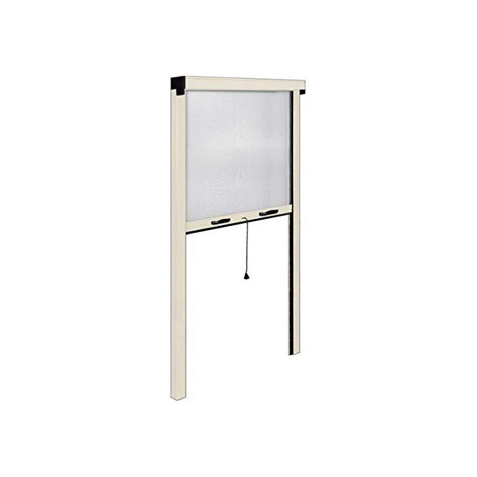 Zanzariera stop inset 120x250 cm bianca rullo per porta con chiusura rallentata