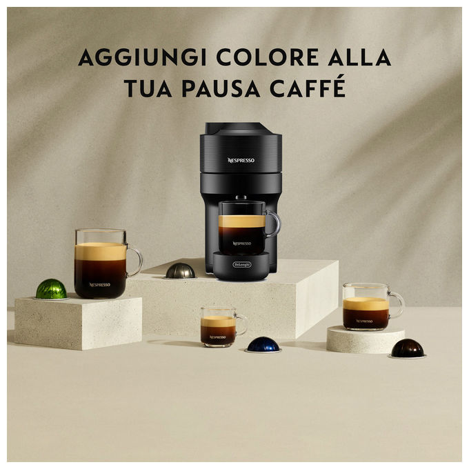 De'Longhi ENV90.B Vertuo Pop Macchina da caffe' a Capsule 0,56 L 1260 W Bluetooth Wi-Fi colore Nero