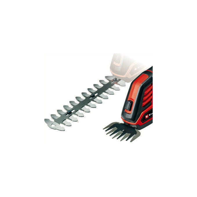 Einhell GE-CG 18-100 Power X-Change Cesoia per Erba e Cespugli a Batteria 18V lama erba 100mm lama siepi 200mm Solo colore Nero