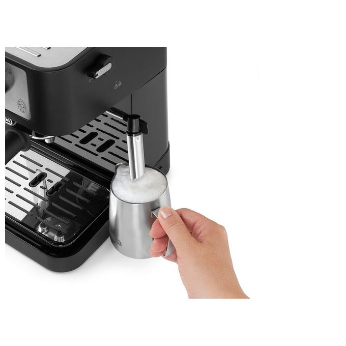 DeLonghi stilosa ec260bk macchina caffe' espresso manuale 1100w 1l nero acciaio inox