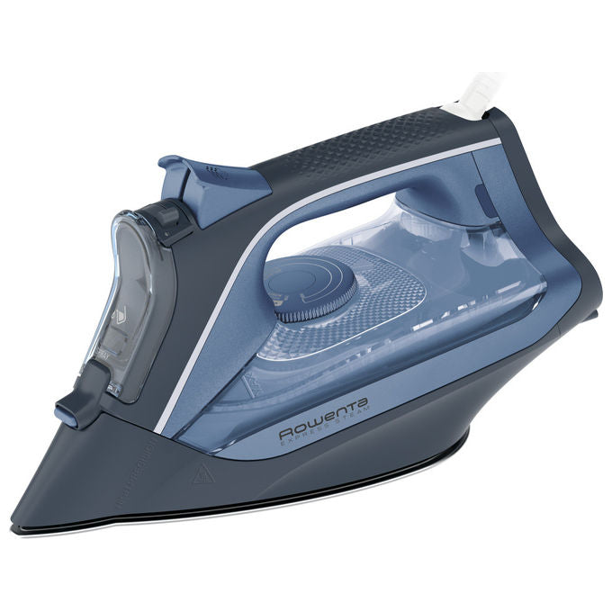 Rowenta DW4320D1 Express Steam Ferro da Stiro a Vapore 2500 W Piastra Microsteam 300 Laser 160 g-min Vapore Verticale colore Blu