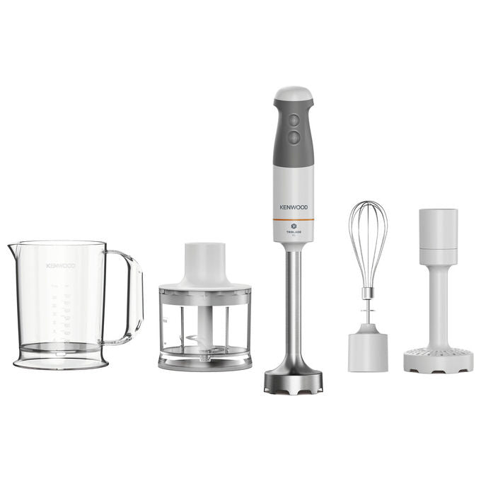 Kenwood HBM40306WH Triblade XL Frullatore ad Immersione 850W 2 velocita' becher 0.75L colore Bianco