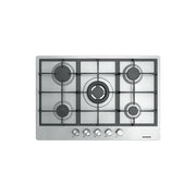Silverline piano cottura a gas 5 fornelli da incasso 75 cm acciaio inox as5444x01