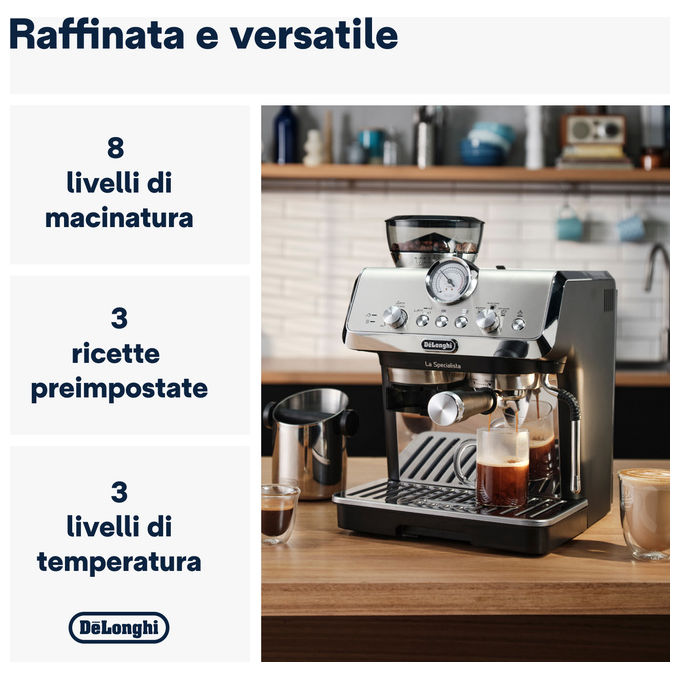 De longhi la specialista arte macchina espresso automatica manuale ec9155m 15 bar