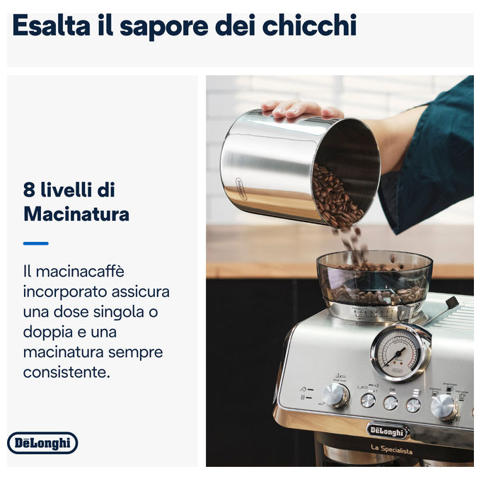 De longhi la specialista arte macchina espresso automatica manuale ec9155m 15 bar