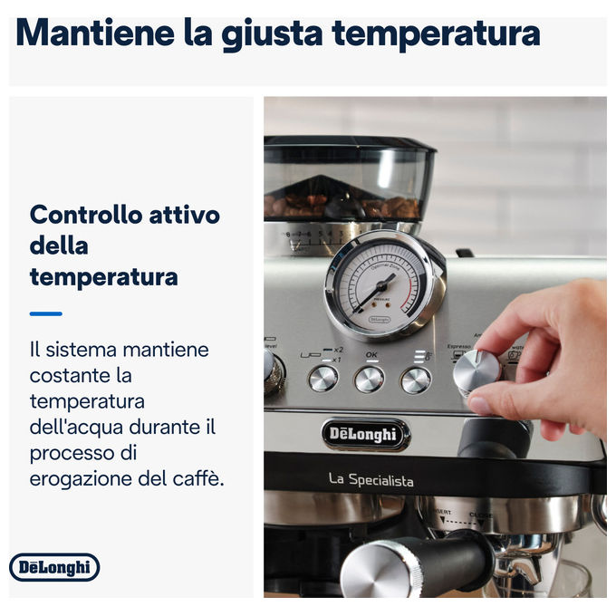 De longhi la specialista arte macchina espresso automatica manuale ec9155m 15 bar
