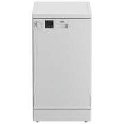 Beko DVS05024W Lavastoviglie Slim Libera Installazione 10 coperti Classe E 49 dB 5 programmi (85x45x60 cm) colore Bianco