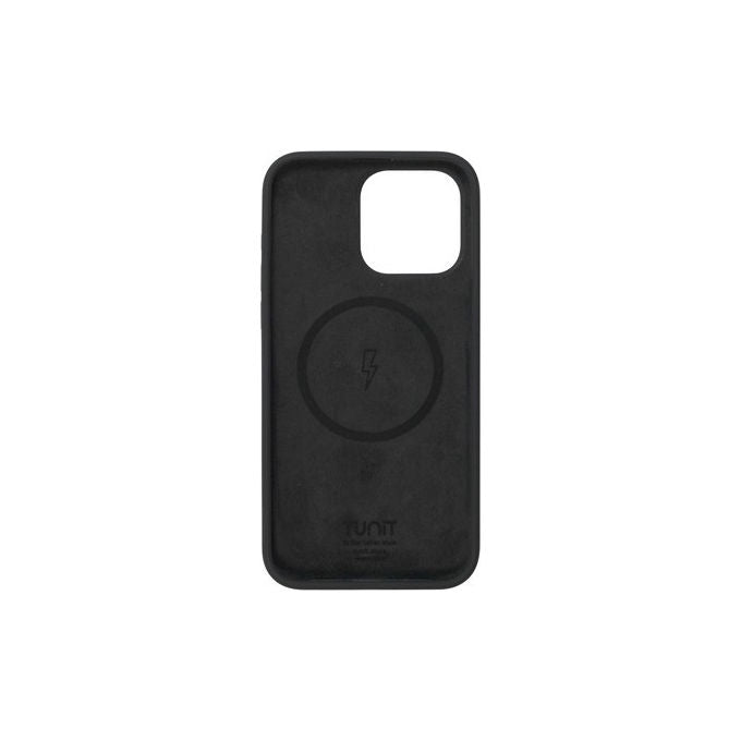 Tunit cover silicone nero per iphone 15 pro max compatibile magsafe 17 cm