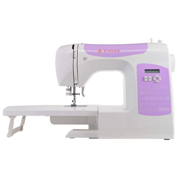 Singer macchina da cucire automatica c5205 violetto con display lcd e luce led