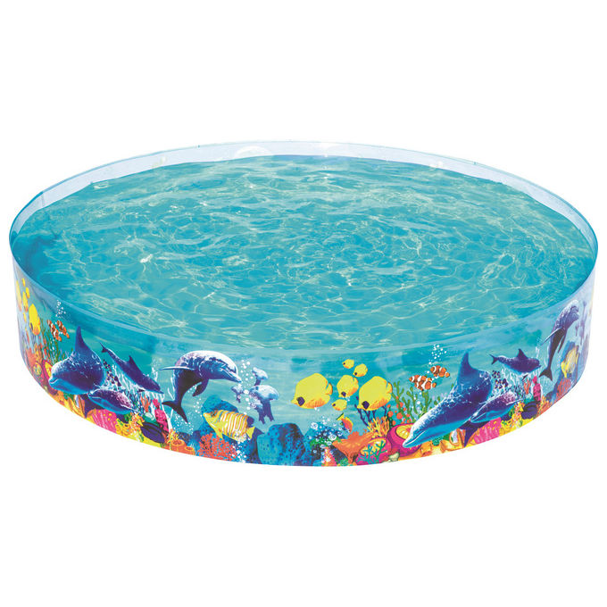 Bestway piscina gonfiabile rotonda per bambini 1612 l multicolore 3 anni 55031