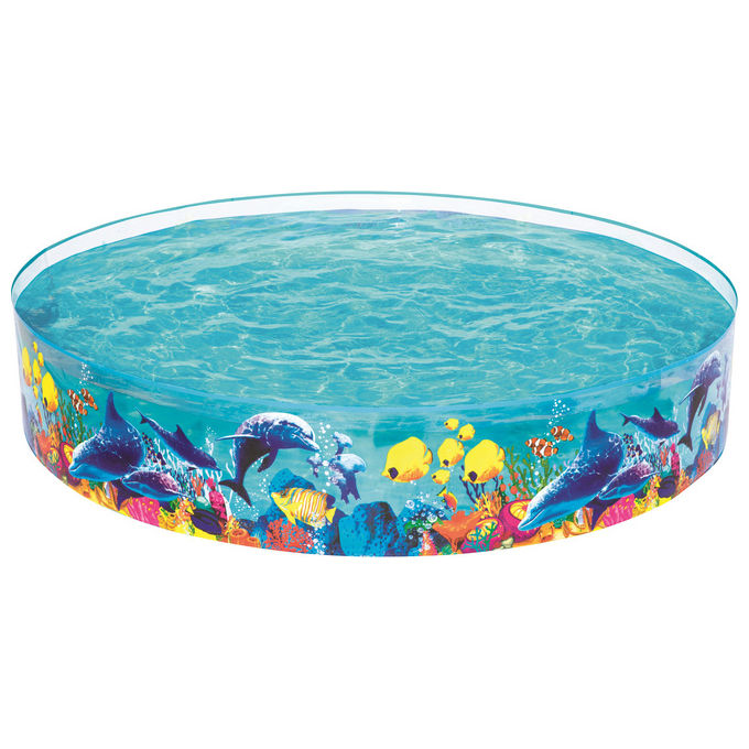Bestway piscina gonfiabile rotonda per bambini 1612 l multicolore 3 anni 55031