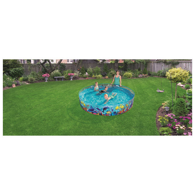 Bestway piscina gonfiabile rotonda per bambini 1612 l multicolore 3 anni 55031