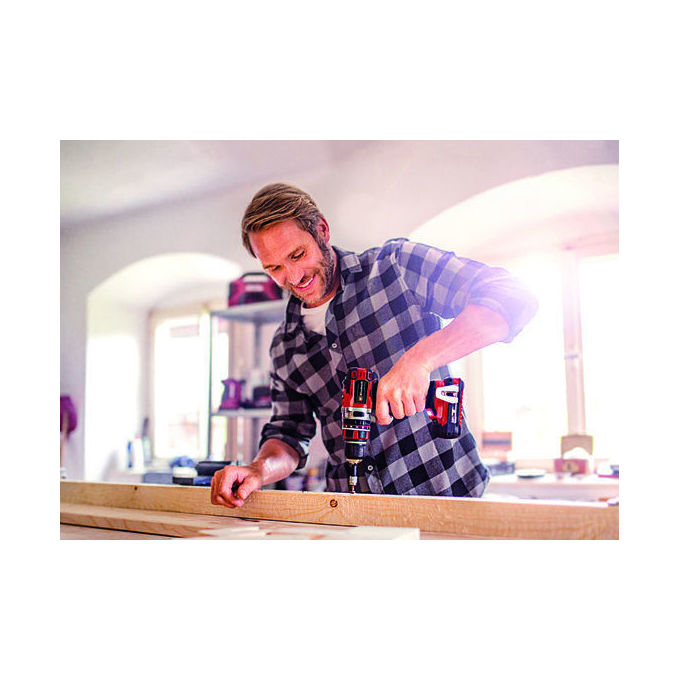 Einhell TE-CD 18-50 LI-I BL Trapano Avvitatore a Percussione Brushless 18V 50 Nm 2 Batterie 2Ah colore Nero