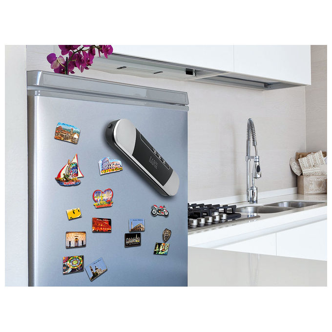 Laica macchina per sottovuoto vt3205 solo sigillatura 600 mbar nero e argento