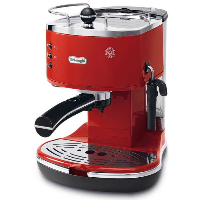 DeLonghi macchina espresso manuale icona classic eco311r rossa 15 bar 14 l 1100w
