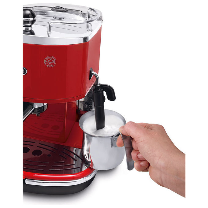 DeLonghi macchina espresso manuale icona classic eco311r rossa 15 bar 14 l 1100w