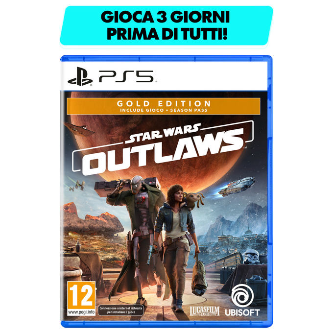 Star wars outlaws gold edition videogioco azione avventura per playstation 5 ubisoft